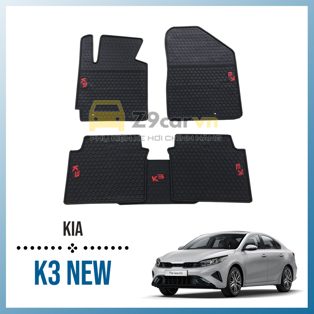 THẢM CAO SU ĐÚC KIA K3