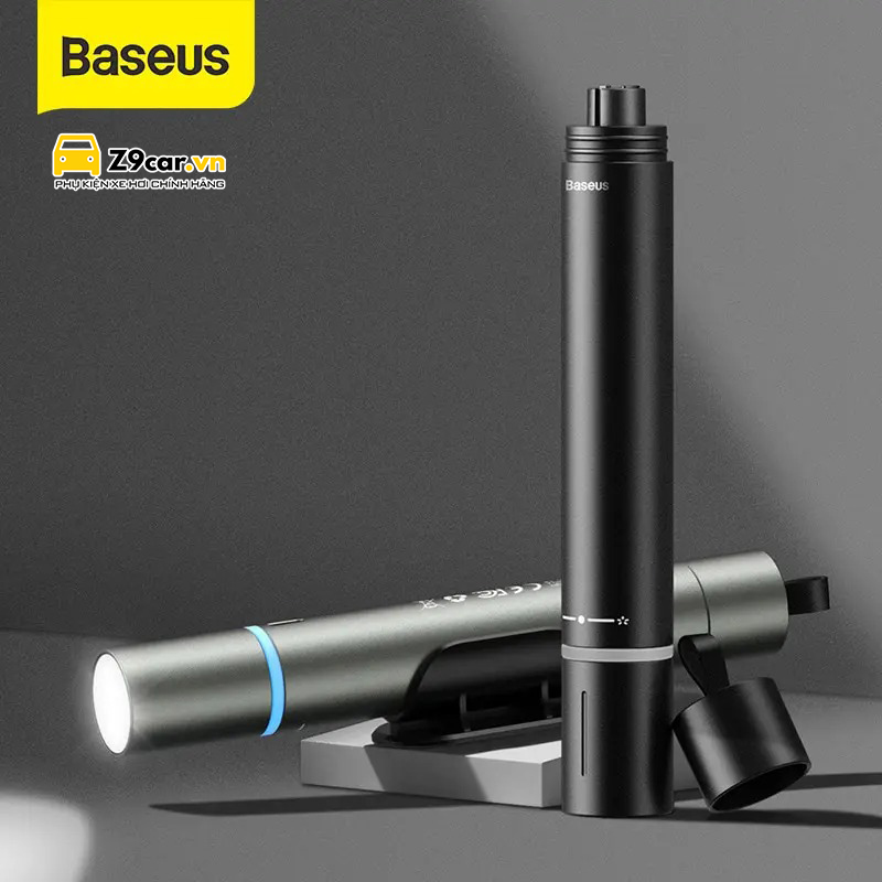 Búa phá kính và đèn pin Baseus-1