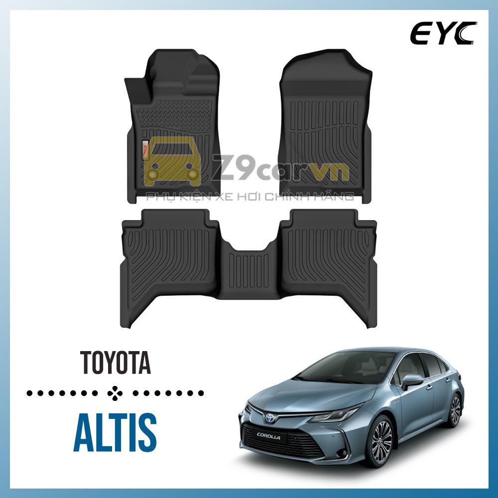 Thảm Lót Sàn Eyc Toyota Corolla Altis - Phụ Kiện Đồ Chơi Xe Hơi Chính Hãng
