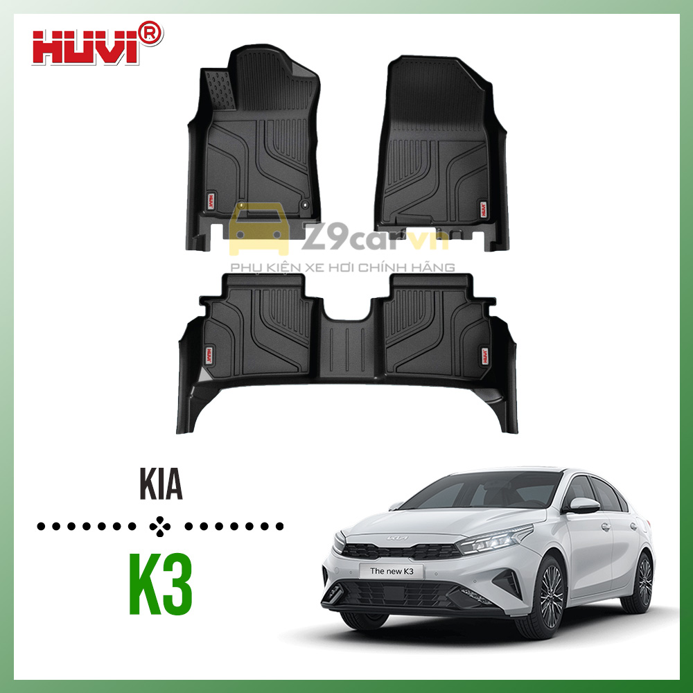 THẢM lót sàn ô tô HUVI KIA K3 NEW 1